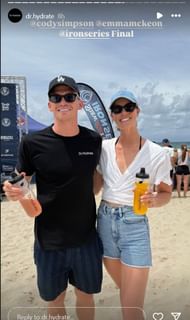 Emma McKeon with her boyfriend Cody Simpson
